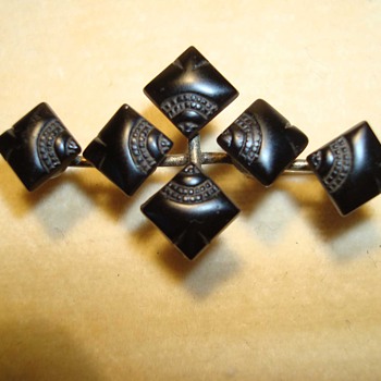Victorian Jet? Mourning Pin - Fine Jewelry