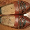 wooden clogs picked at an antique store