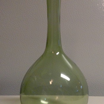 Scandinavian Glass Vase - Art Glass
