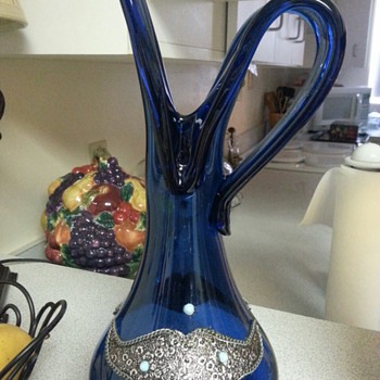 Hand Blown Glass Bottle