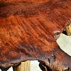 Redwood Burl Table I Refinished this Week