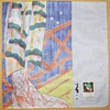 Yuzen Japanese Ancient Beauty Handkerchief