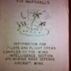 WWII USMC Marshall Islands Pilots Bail out guide book/map