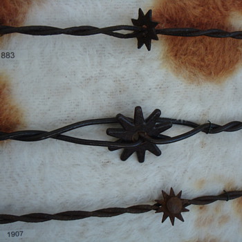 EXTREMELY RARE SPUR ROWEL BARBED WIRE - Tools and Hardware