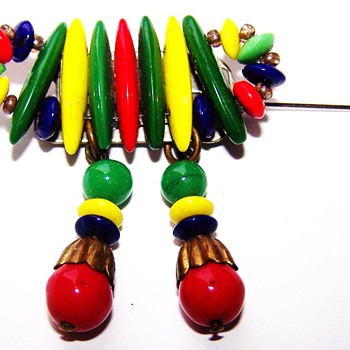 Early Haskell Brooch - Costume Jewelry
