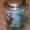  Majolica lidded stein?