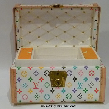 Louis Vuitton Jenny Lind Homage Toy, Doll Antique Trunk #2 - Furniture