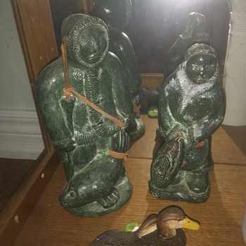 Inuit Soap Stone Carvings - Native American