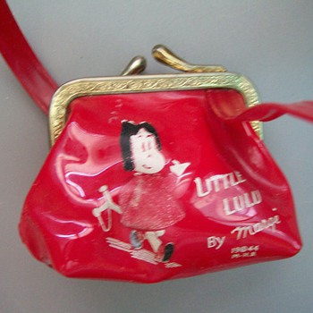 Child size Little Lulu Vinyl Purse dated 1944 - Comic Books