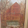 Hodgson's grist mill painting - Artist??