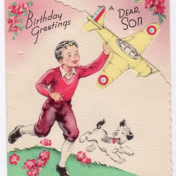 THIS IS A GREETING CARD  "FROM PARENTS TO THEIR SON" MADE IN THE U.S.A