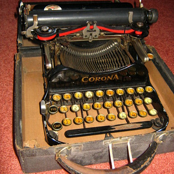 Nifty as Portable 'Corona' Type-Writer