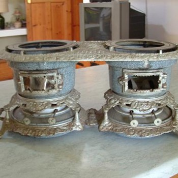Victorian Double burner kerosene Stove