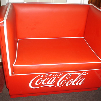 COCA COLA COUCH AND LOVESEAT