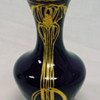 Art Nouveau Vase with Gold - Deep Purple 