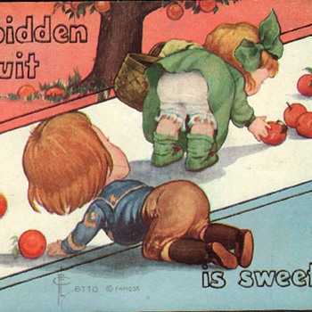 LEYENDECKER CARTOON POSTCARDS, PREVIOUSLY UNIDENTIFIED. - Paper