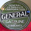 Old General Petroleum 30 inch 2 sided sign