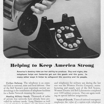 1951 - Bell Telephone Advertisement