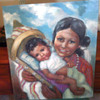 Beautiful Native Painting Of Mother & Child