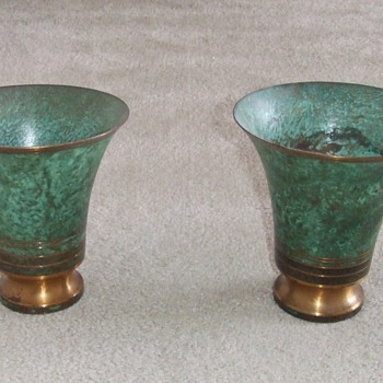 Arts and Crafts Movement Carl Sorensen vases