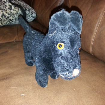 VELVET BLACK STUFF PUPPY - Animals