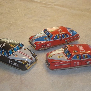 Nomura Tin Friction Cars