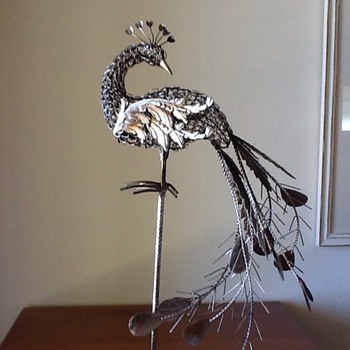 Beautiful Metal Peacock - Animals