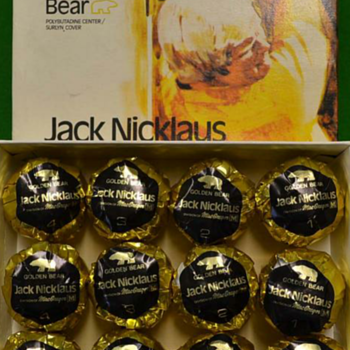 The Very Rare Jack Nicklaus Golden Bear Golf Balls from England - Sporting Goods