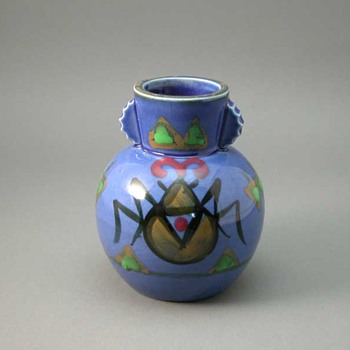 Art Deco Scarabs & Smudgiest Impressed Mark - Pottery