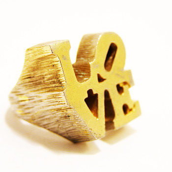 Vintage Robert Indiana L.O.V.E. Ring