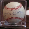 Mickey Mantle Autographed Baseball