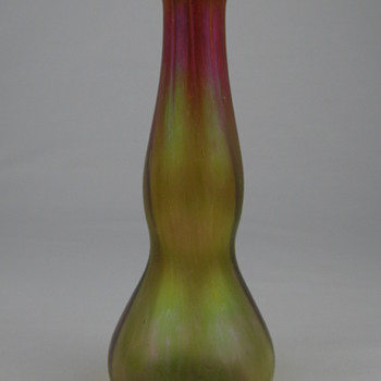 BEAUTIFUL RINDSKOPF ART GLASS VASE GRENADA DECOR CA 1900 - 05 - Art Glass