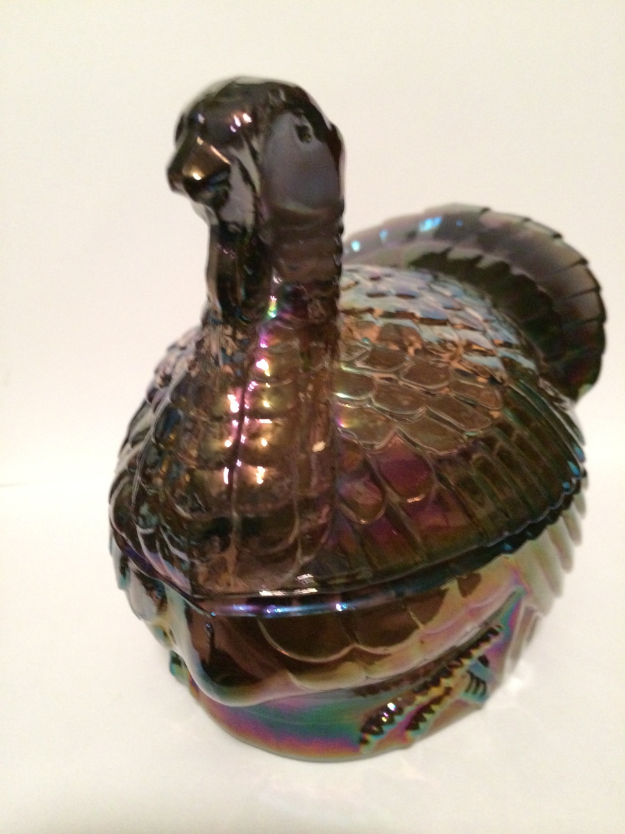 Imperial Carnival Glass Turkey Candy Dish Collectors Weekly