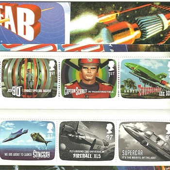 GERRY ANDERSON STAMPS (THUNDERBIRDS) - Stamps