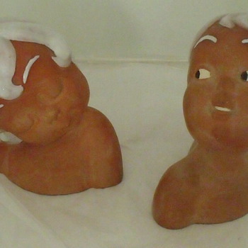 Pottery Boy & Girl Busts by Lee -Any Information on Who Lee is? - Art Pottery