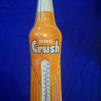 Orange Crush Soda Thermometer