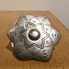 SIX POINTED STAR SILVER BELT BUCKLE