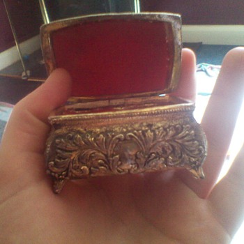 small vintage jewllery box