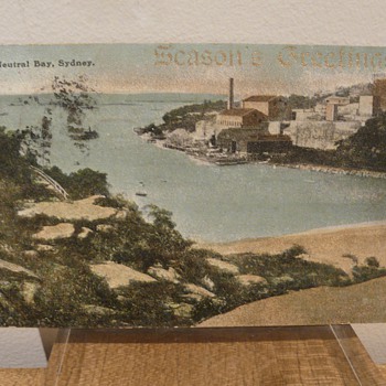 NEUTRAL BAY, GAS WORKS XMAS CARD