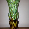 Czech furnace decorated vase