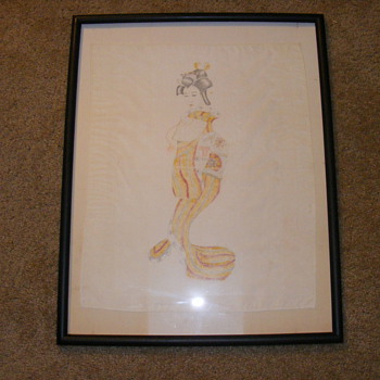 Asian picture, Drawing - Asian