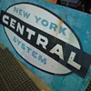 Great Pick- New York Central System Steel Railroad Sign