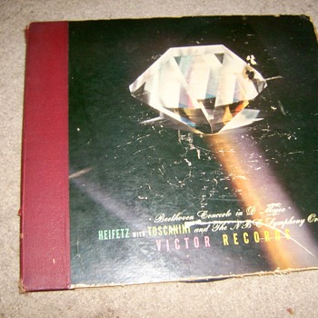 Beethoven Concerte in D Major HEIFETZ with TOSCANINT and The NBC Symphony Orchestra - Records