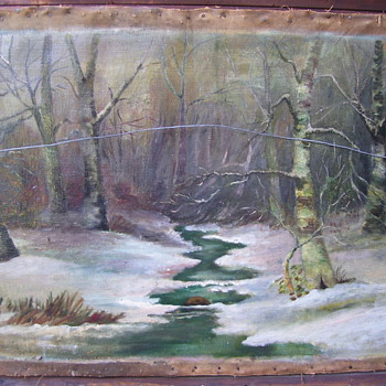 ANTIQUE oil painting by J. FREDRIK - Visual Art