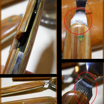 Camping or Travel Utensil Set ( Knife missing ) ~ Made in SPAIN
