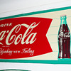 Coca Cola Horizontal Sign 1960's