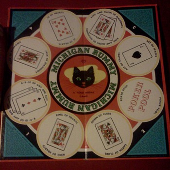 1960 transogram Michigan Rummy/checkers - Games
