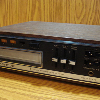 Olympic 8 Track Stereo Tape Player Solid State
