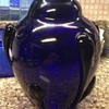 Art Deco Cobalt glass vase