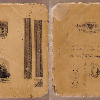 Antique Bavarian Lithographic  printing stone - Advertising